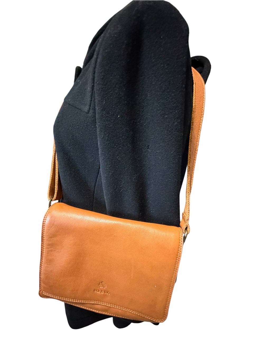 Oak & Tan Leather Crossbody Bag - Picture 4 of 16